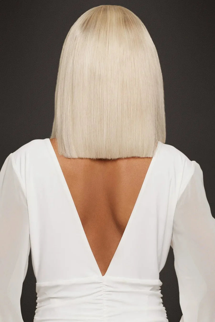 613 Blonde Straight Closure Bob Wig