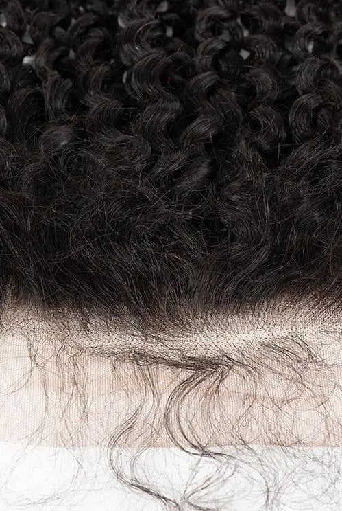 Virgin Brazilian Kinky Curly Lace Frontal65
