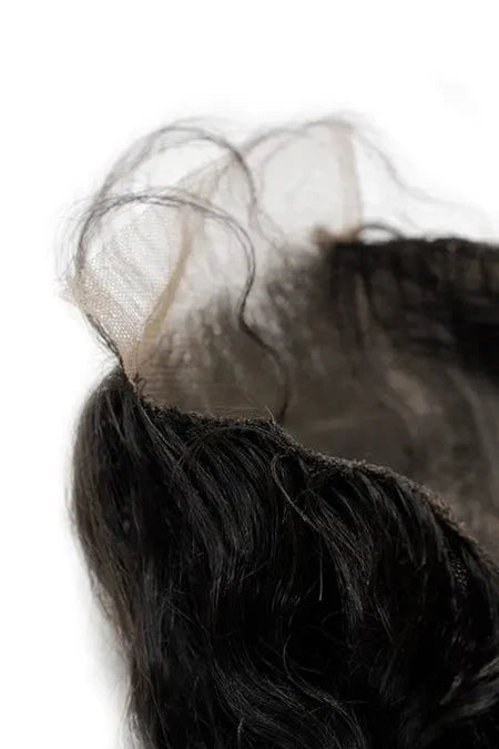 Virgin Brazilian Deep Wave Closure Wig