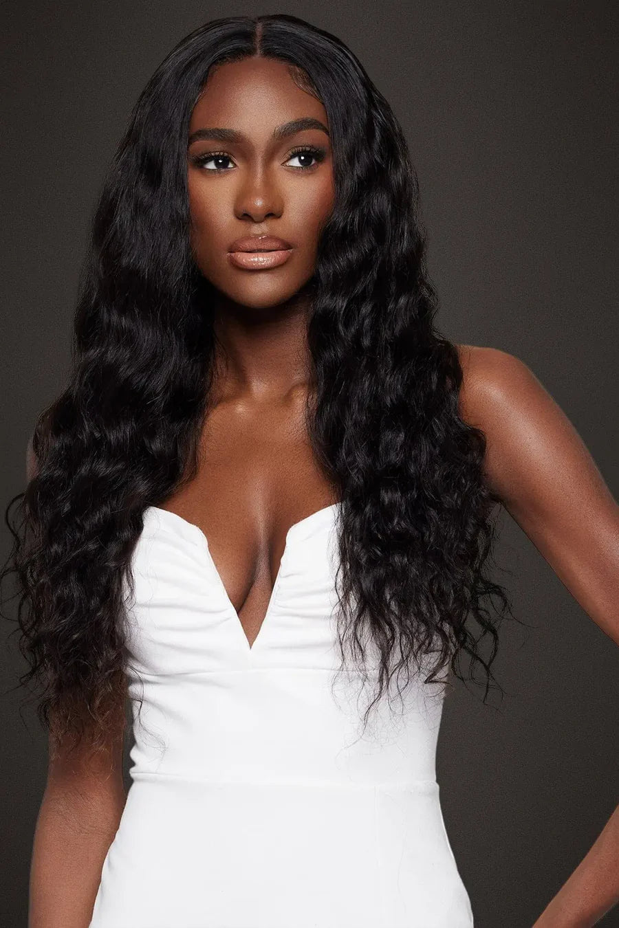 Virgin Brazilian Deep Wave Closure Wig