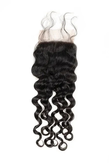 Virgin Brazilian Deep Wave Lace Closure