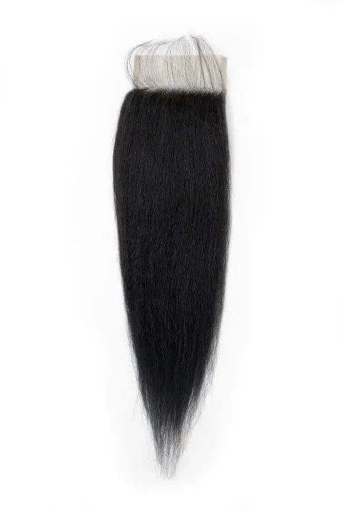 Virgin Brazilian Kinky Straight Lace Closure